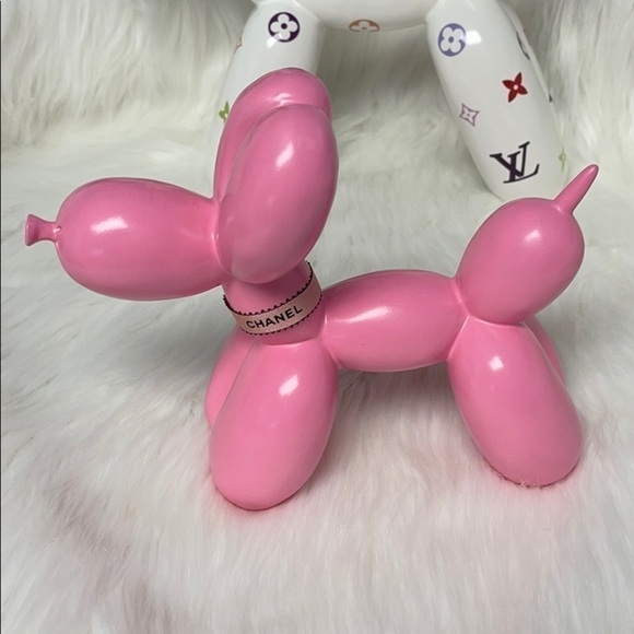 Pink Matte Balloon Dog - Picture 2 of 6